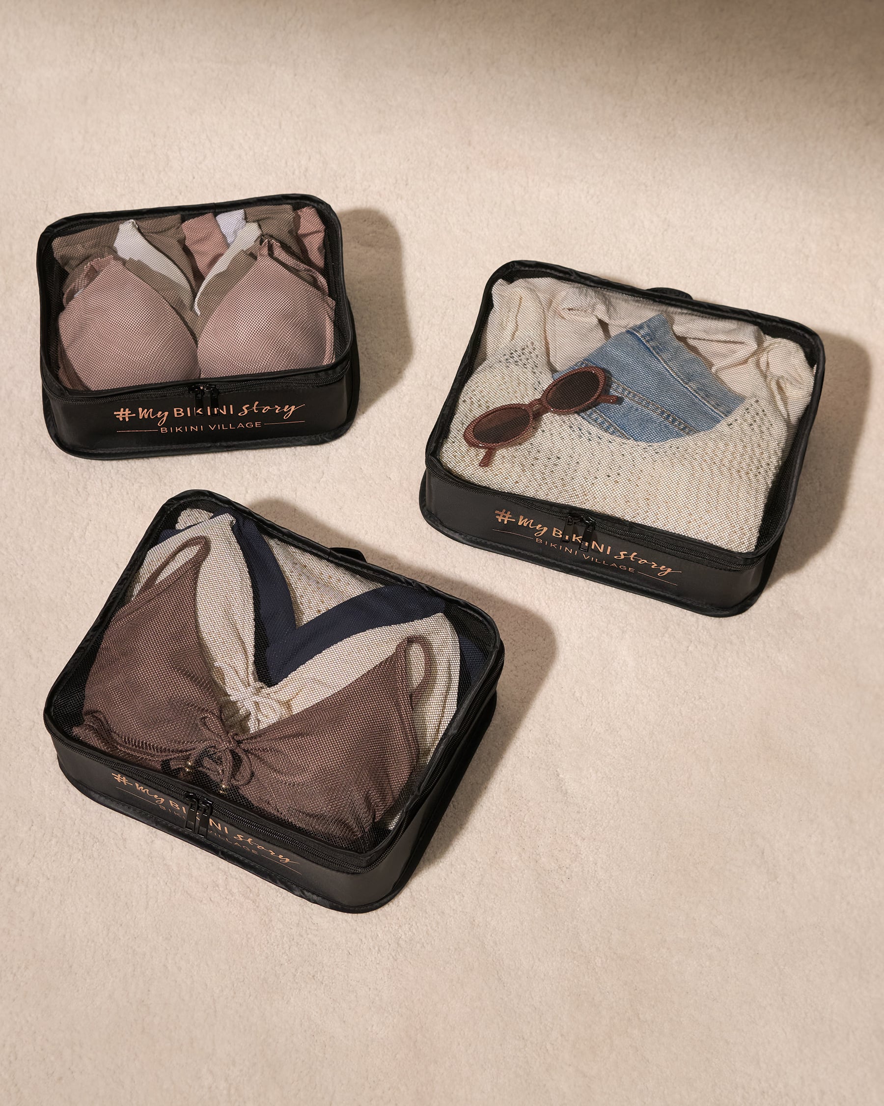 MY BIKINI STORY Packing Cubes Black 09200015 - View5