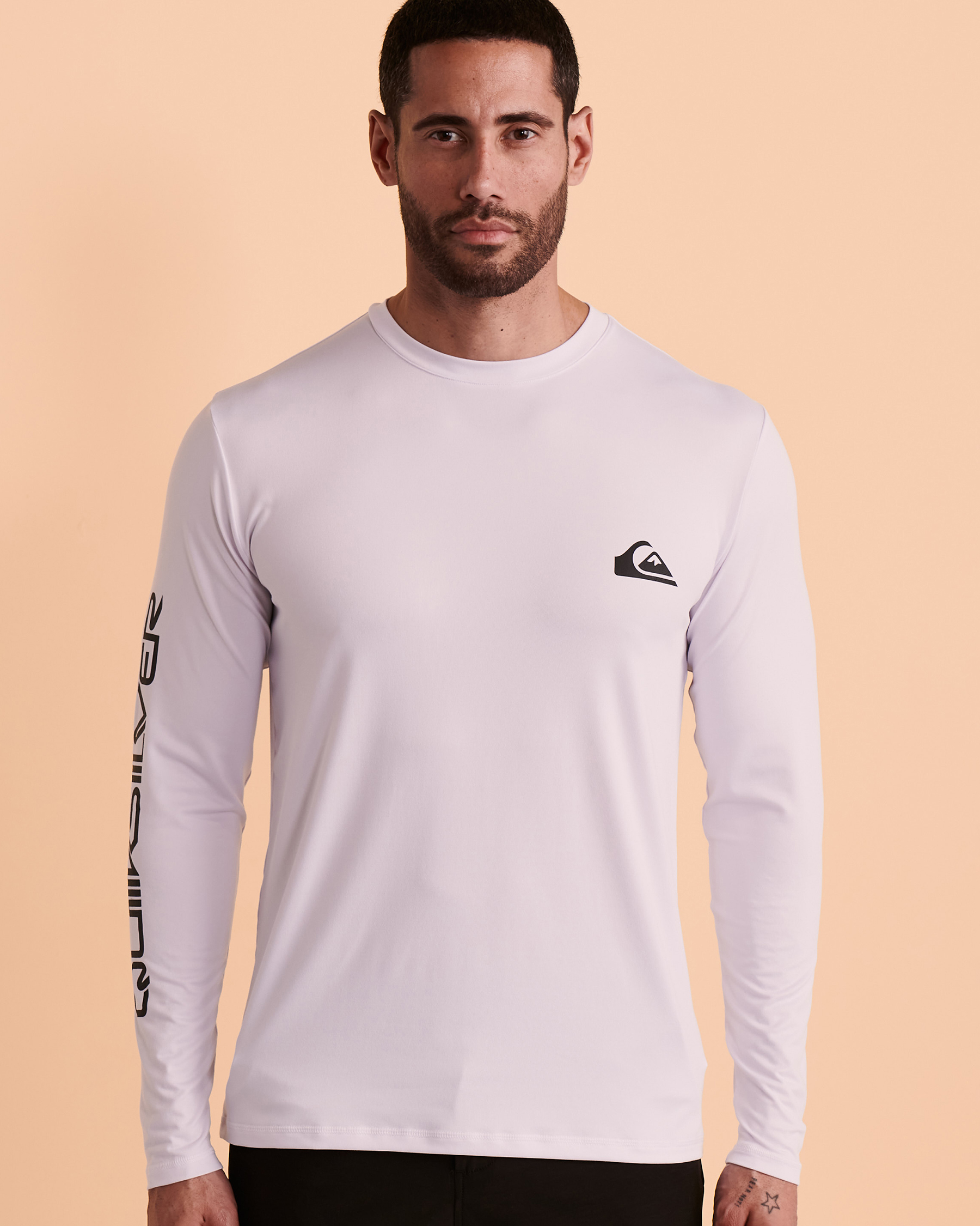 QUIKSILVER Rashguard manches longues OMNI SESSION Blanc EQYWR03349 - View1