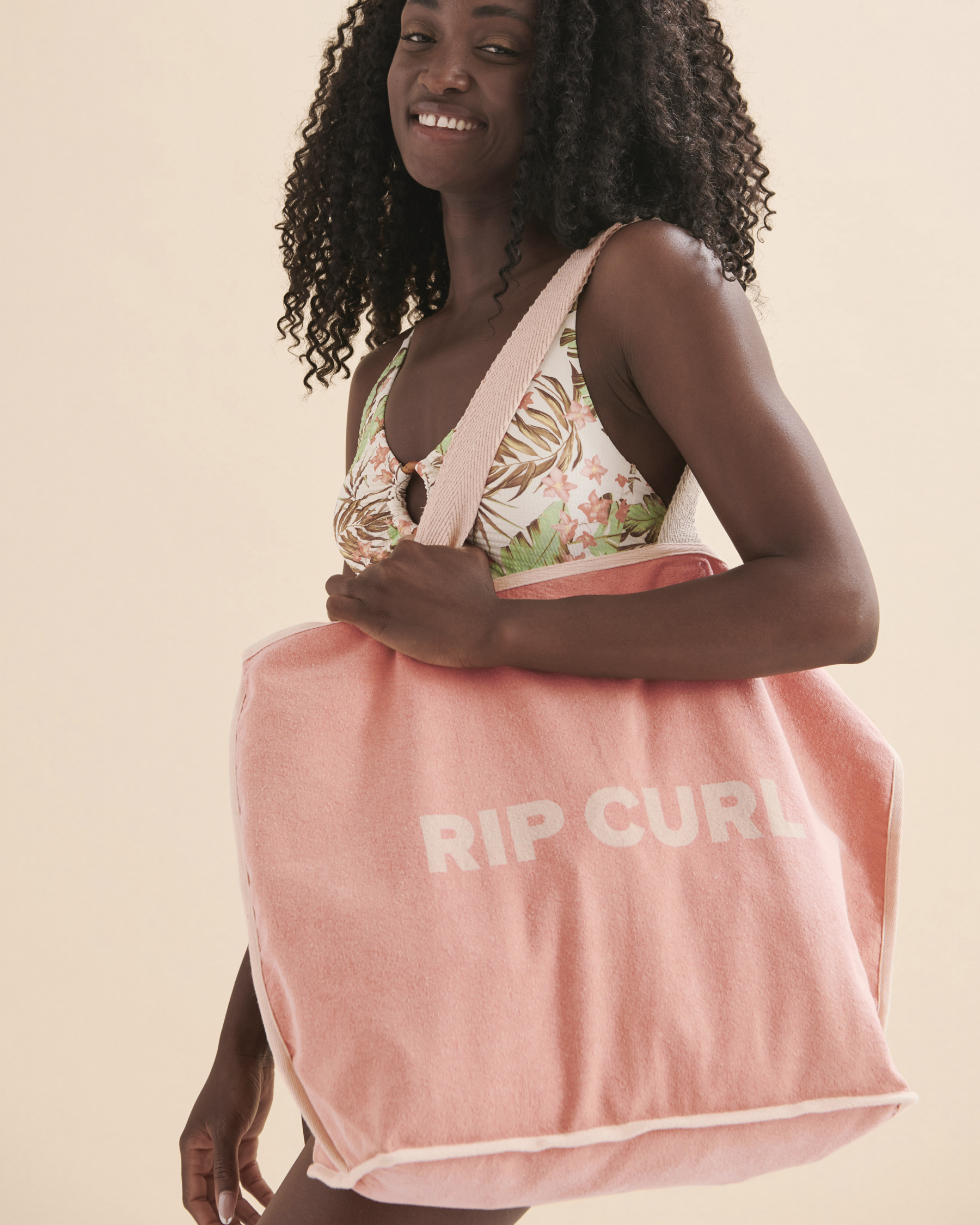 RIP CURL Classic Surf Tote Bag Peach 001WSB - View1