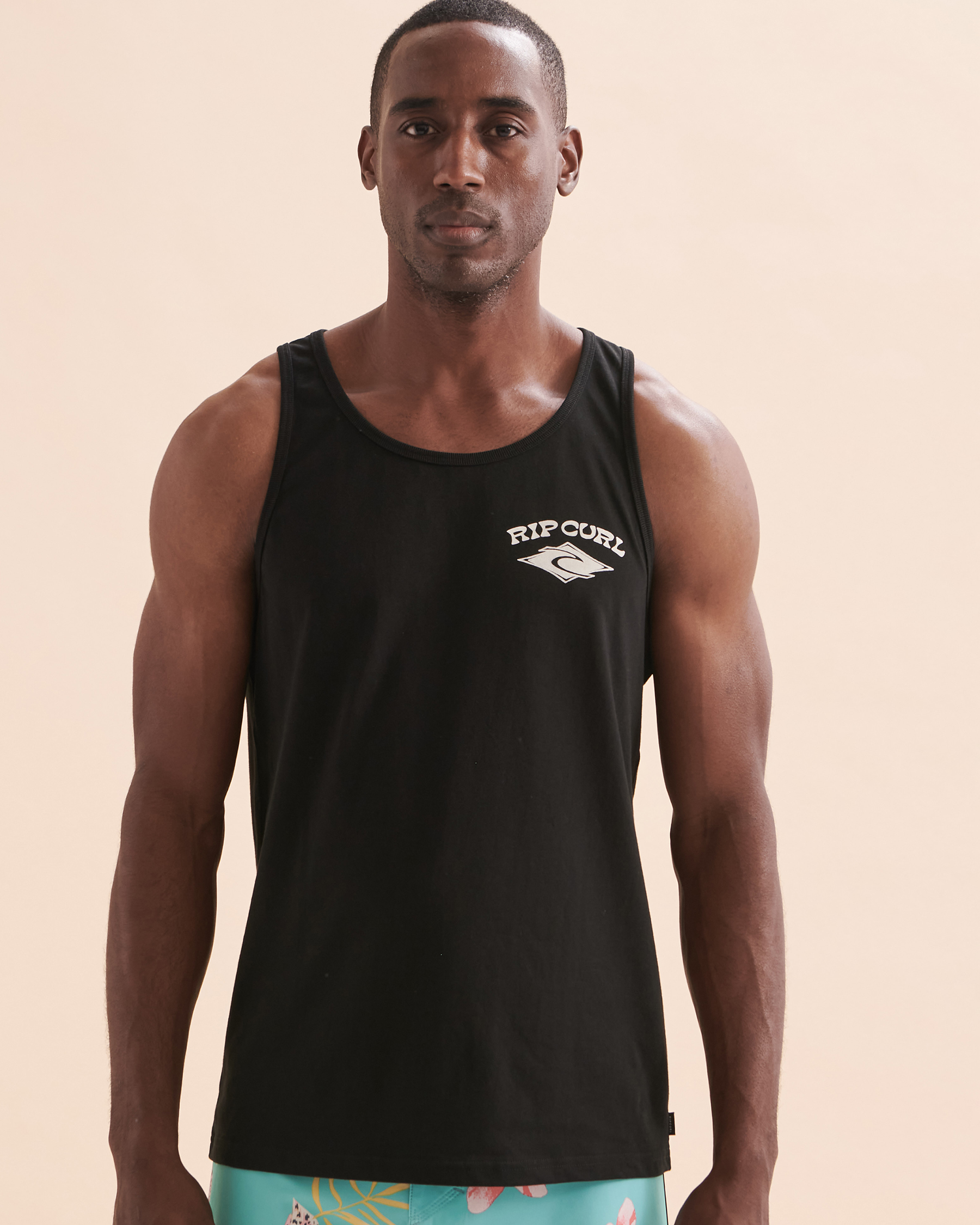 RIP CURL Alignment Tank Top Black 0M4MTE - View1