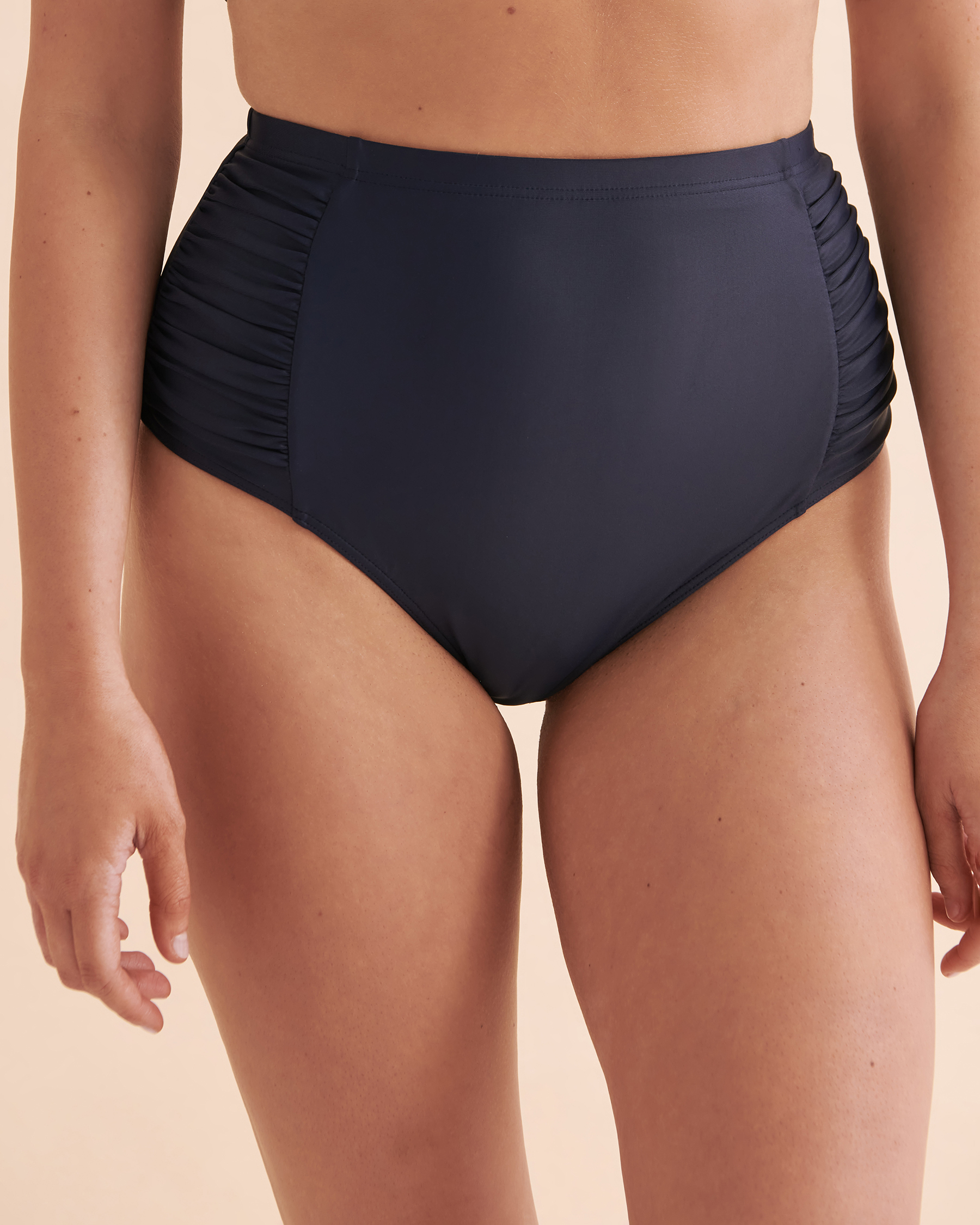 ARTESANDS Palmspiration Botticelli High Waist Bikini Bottom Dark Navy ATR4705PN - View1