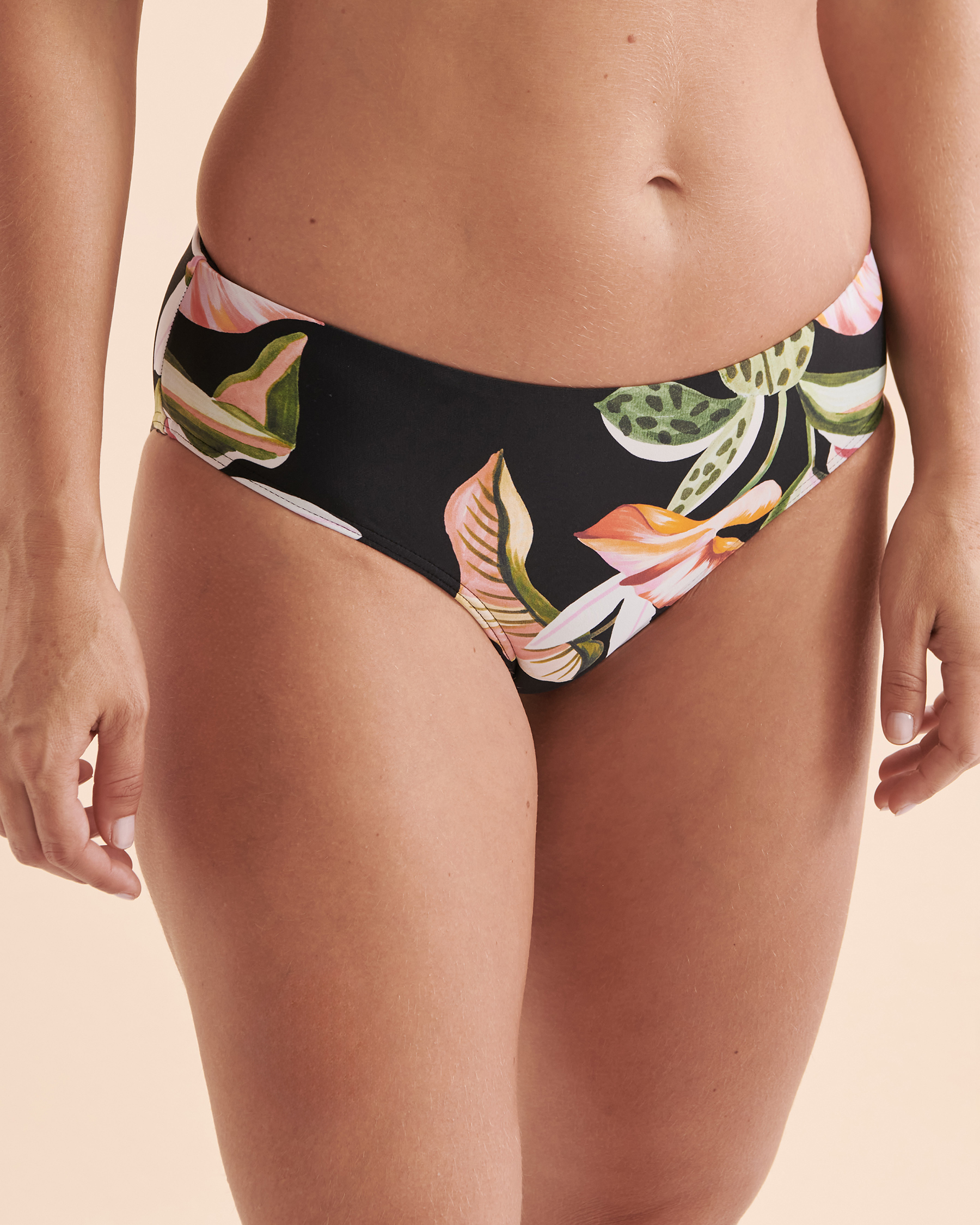 SEA LEVEL Bas de bikini Sundown Tropical noir SL4015SD - View1