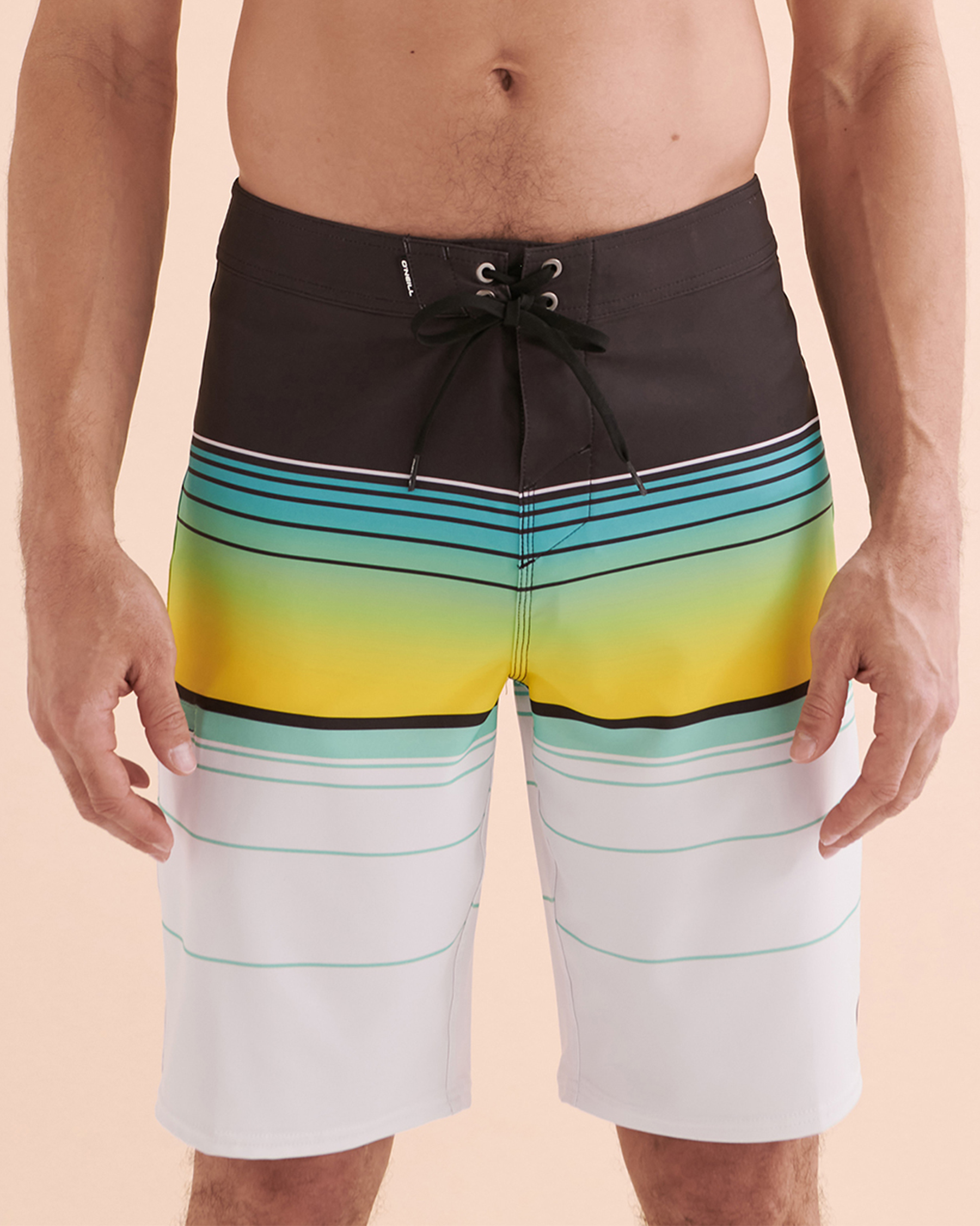 O'NEILL Maillot boardshort Hyperfreak Heat Stripe Blanc SP4106008 - View1