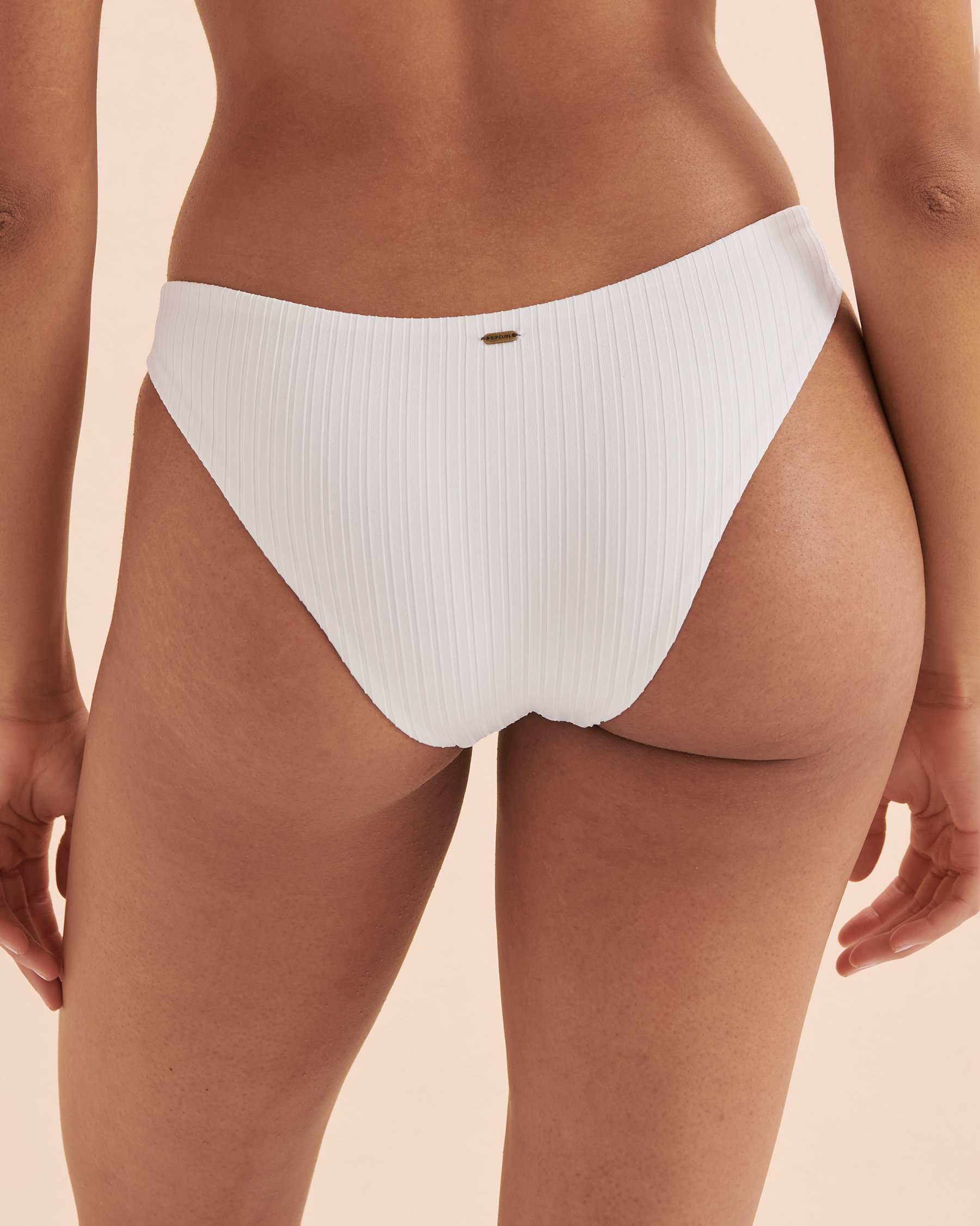 RIP CURL Eco Premium Surf Cheeky Bikini Bottom White 0AQWSW - View1