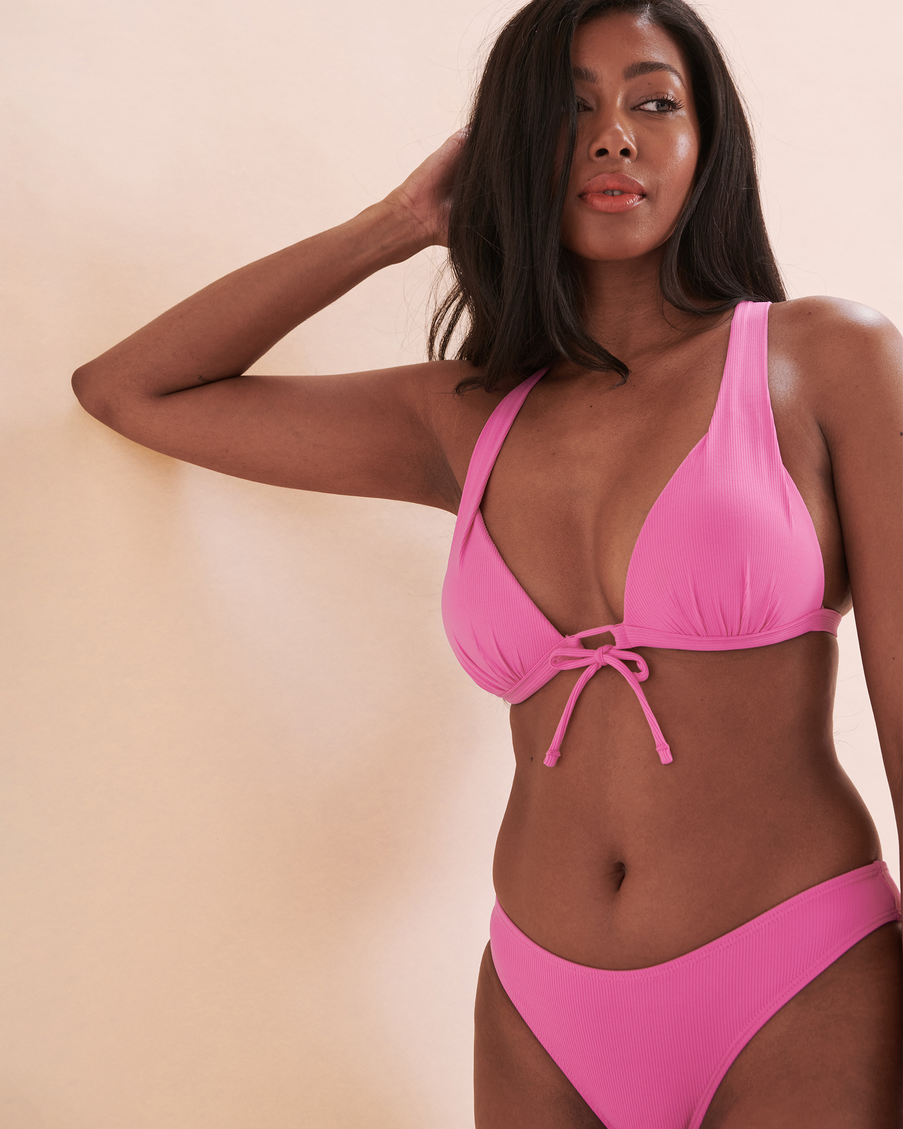 QUINTSOUL Haut de bikini Malibu Pink Lady Rose bonbon W20833627 - View1