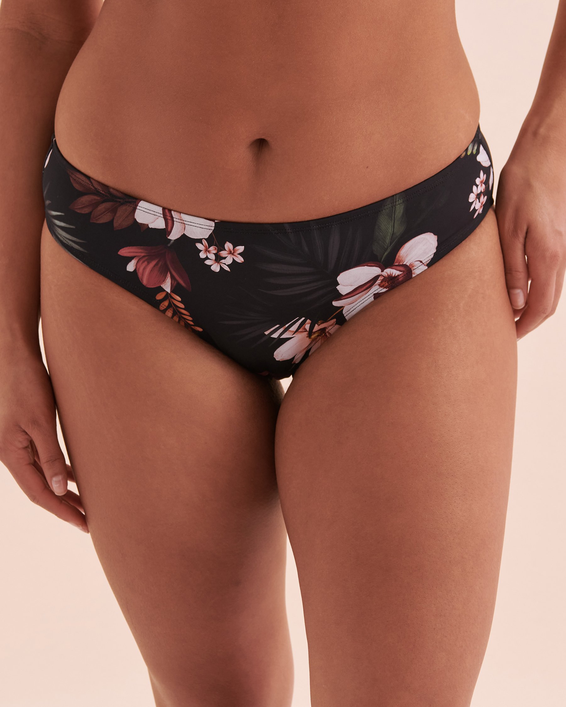 SKYE Bas de bikini taille mi-haute Summer Joy Floral noir SK769138 - View1