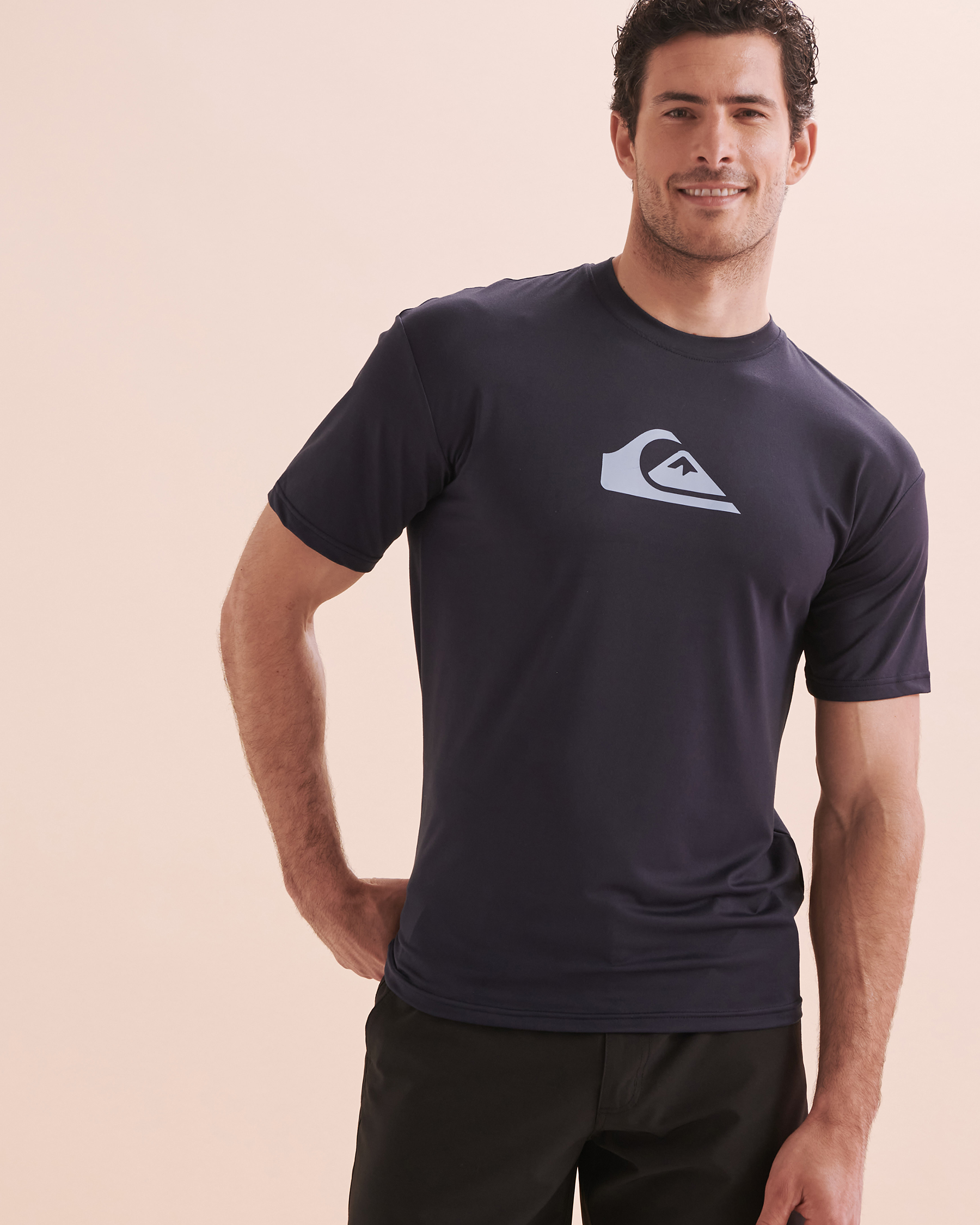 QUIKSILVER Rashguard Everyday Surf T-shirt Dark Navy AQYWR03135 - View1